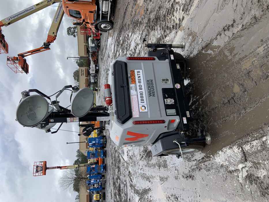 2019 Wacker Neuson LTV6L-MH Wacker Neuson LTV6L Mobile Light Tower w/Fuel Level Sensor Installed