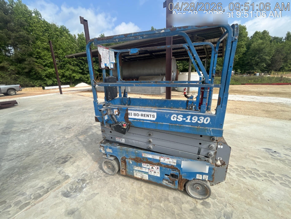 2018 Genie GS-1930 Genie GS-1930 Scissor Lift w/Standard Options