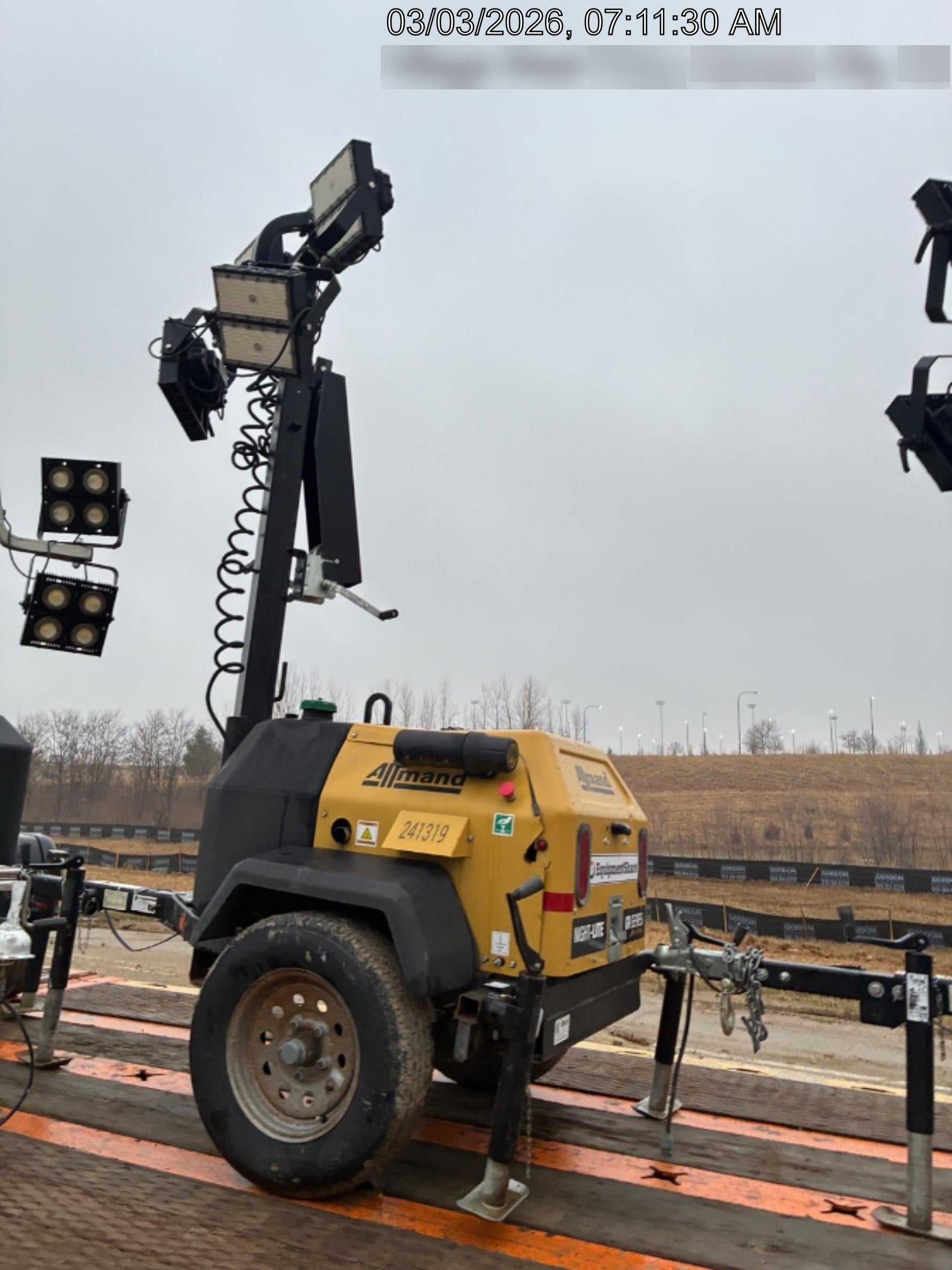 2024 Wanco WLTT-4MM4K Diesel, Deep Sea Controller, Shore Power Plug, Auto Start, (4) 350W LED Floodlights, 4kW Generator, 60 Gal Fuel Tank, 2" Ball, T3