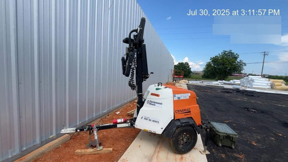 2023 Generac MLT2 Diesel, Flex Switch 120V Input, Powerzone Controller, (4) 320W LED Lights, 4kW Generator, 39.9 Gal Fuel Tank, 2" Ball, T3
