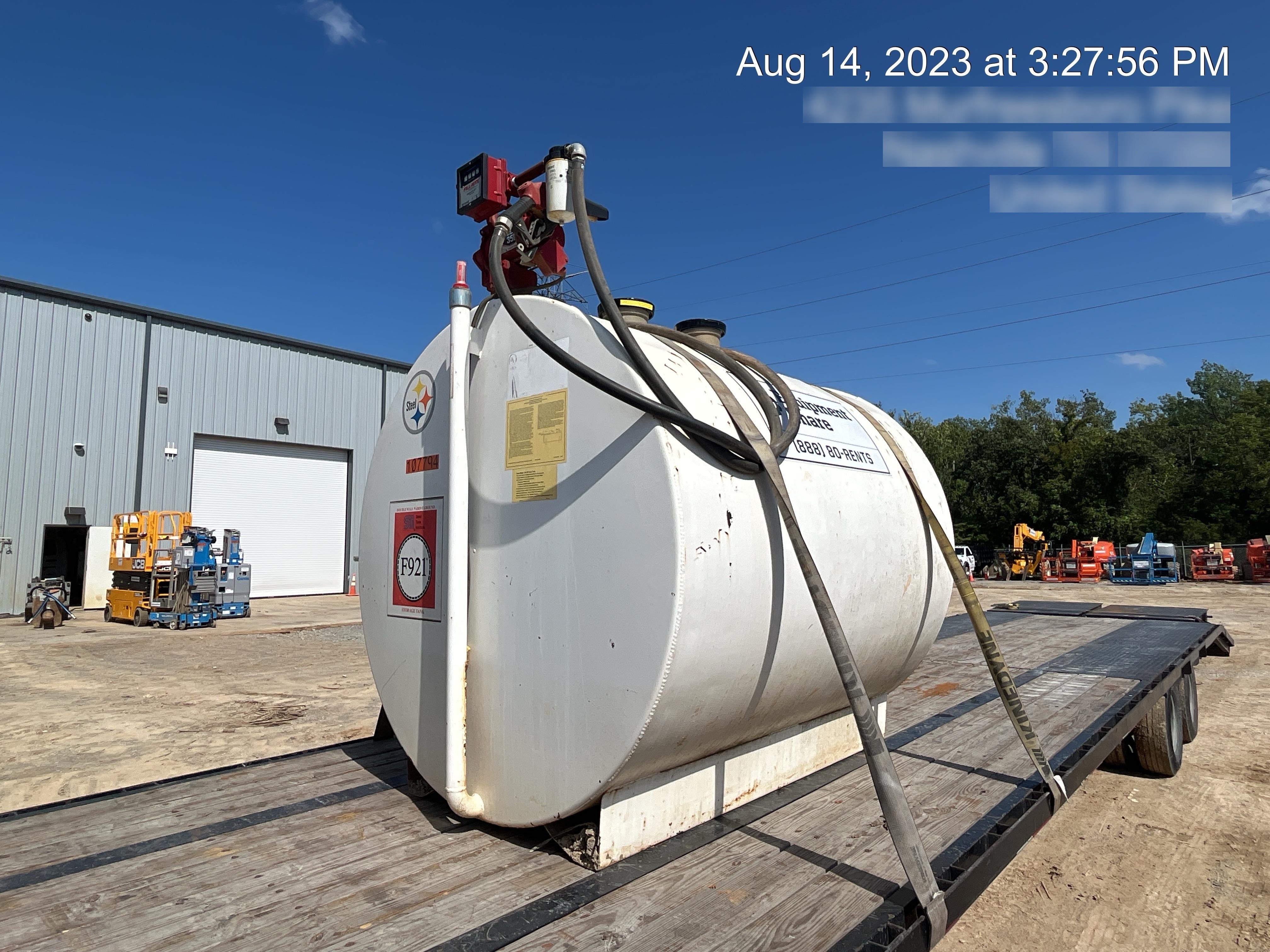 2020 HUGHES 500gal Fuel Tank