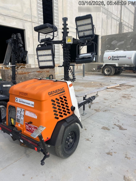 2024 Generac MLT2 Diesel, Flex Switch 120V Input, Powerzone Controller, 
(4) 320W LED Lights, 4kW Generator, 39.9 Gal Fuel Tank, 2" Ball, T3