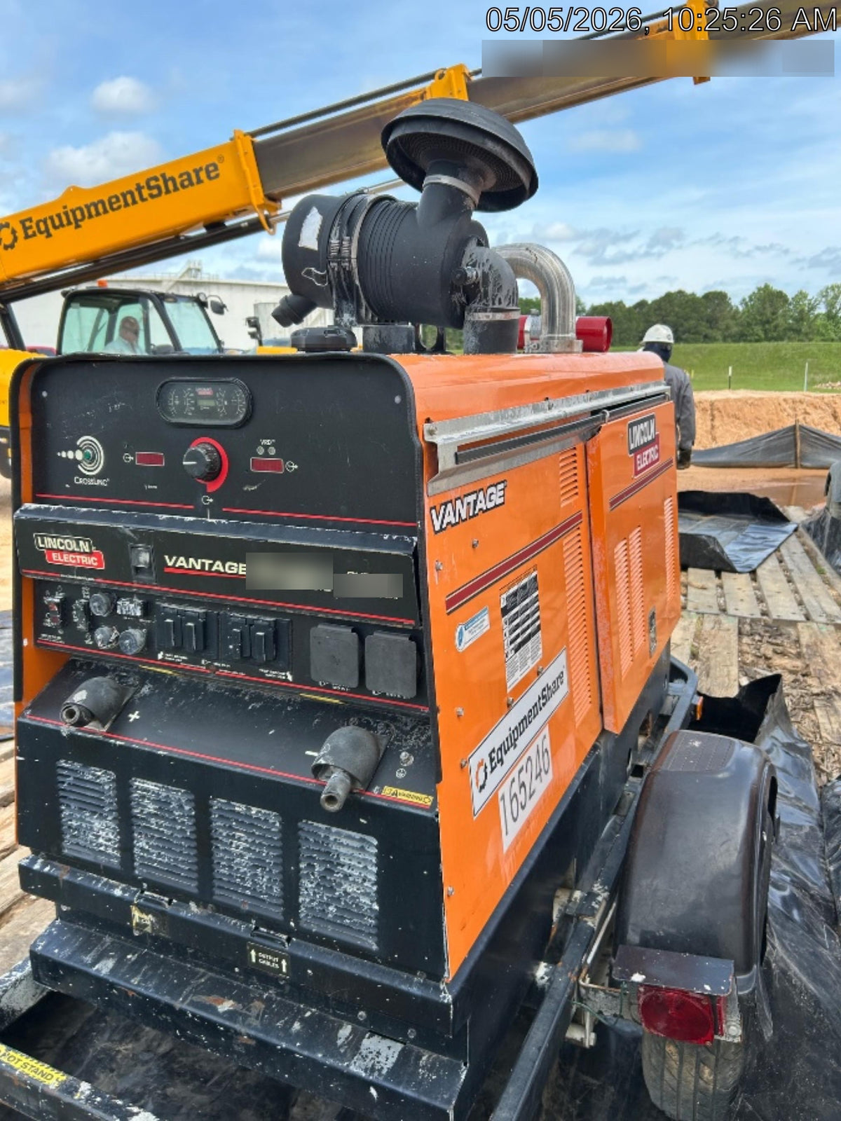 2021 Lincoln Electric Vantage 549X Ready Pak 3, ORANGE (includes trailer, cable rack, fender light kit)