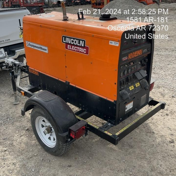 2023 Lincoln Electric LE400 Kubota V1505, Trlr, Cable Rack, Light Kit, ES Decals, T3