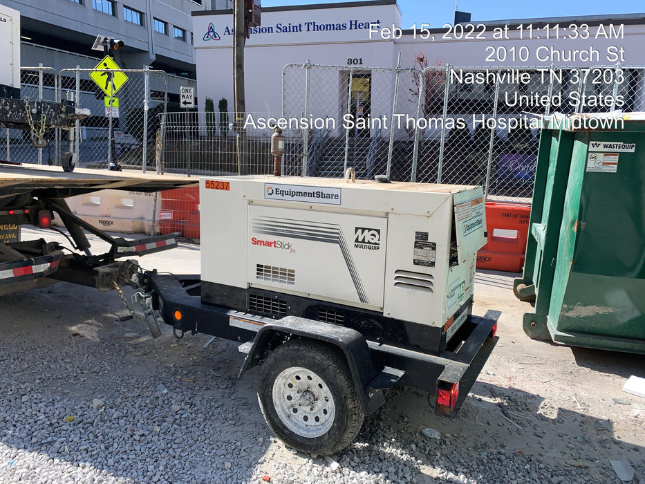 2019 Multiquip DLW400ESA4 Dual Pack, Trailer Mounted