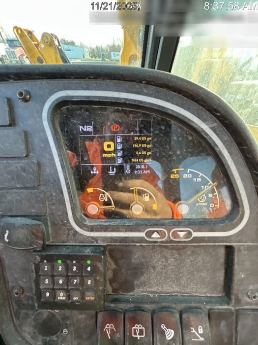 2020 JCB 510-56 Cab/Heat/Air, 74 HP, Solid Tires, STD Worklight, Beacon, Aux Hydraulics, Lifting Eye, Back up Alarm w/66" Carriage/60" Forks