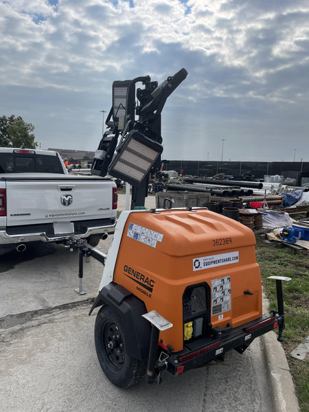 2023 Generac MLT2 Diesel, Flex Switch 120V Input, Powerzone Controller, 
(4) 320W LED Lights, 4kW Generator, 39.9 Gal Fuel Tank, 2" Ball, T3