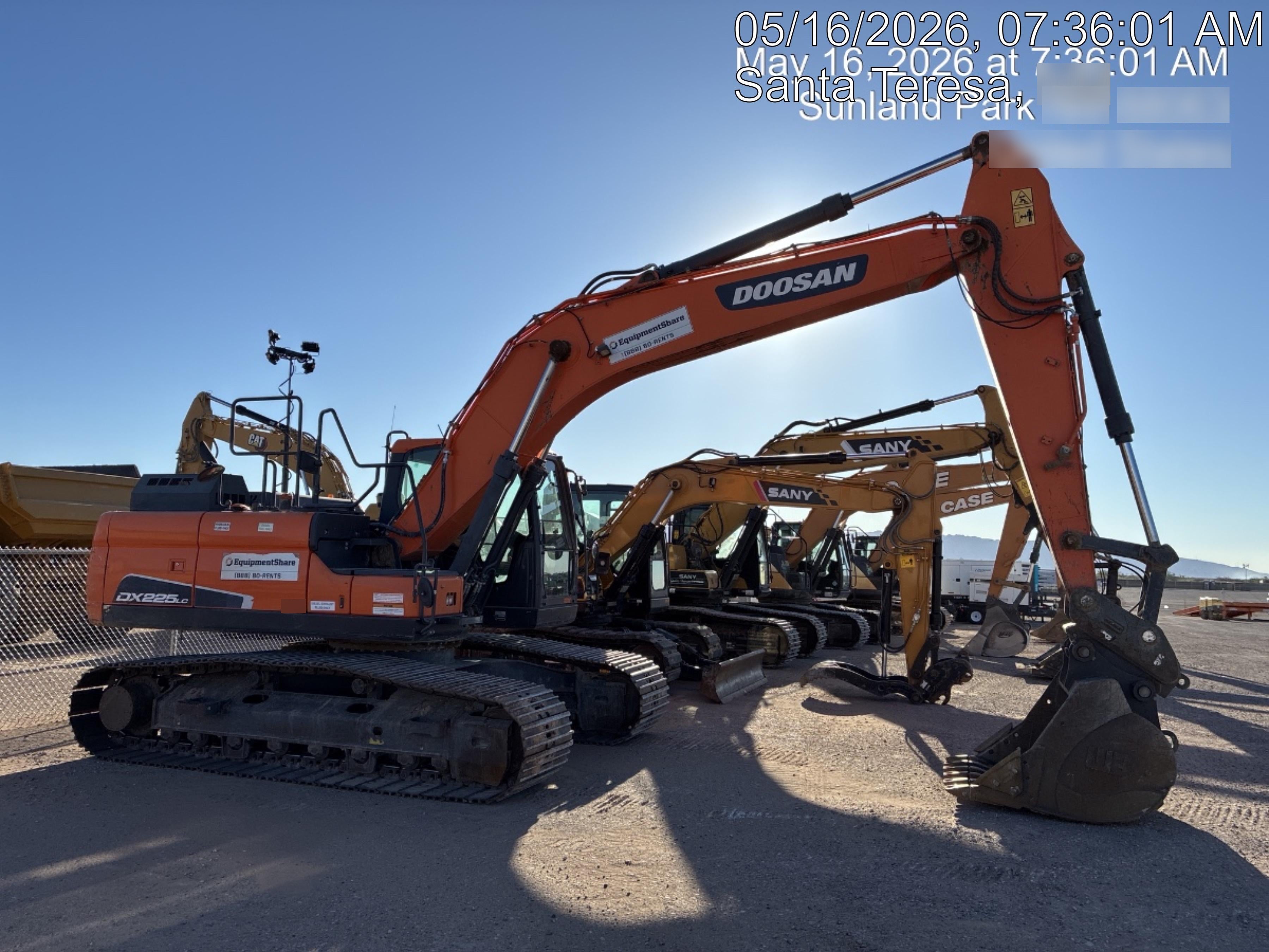 2019 DOOSAN DX225LC-5
