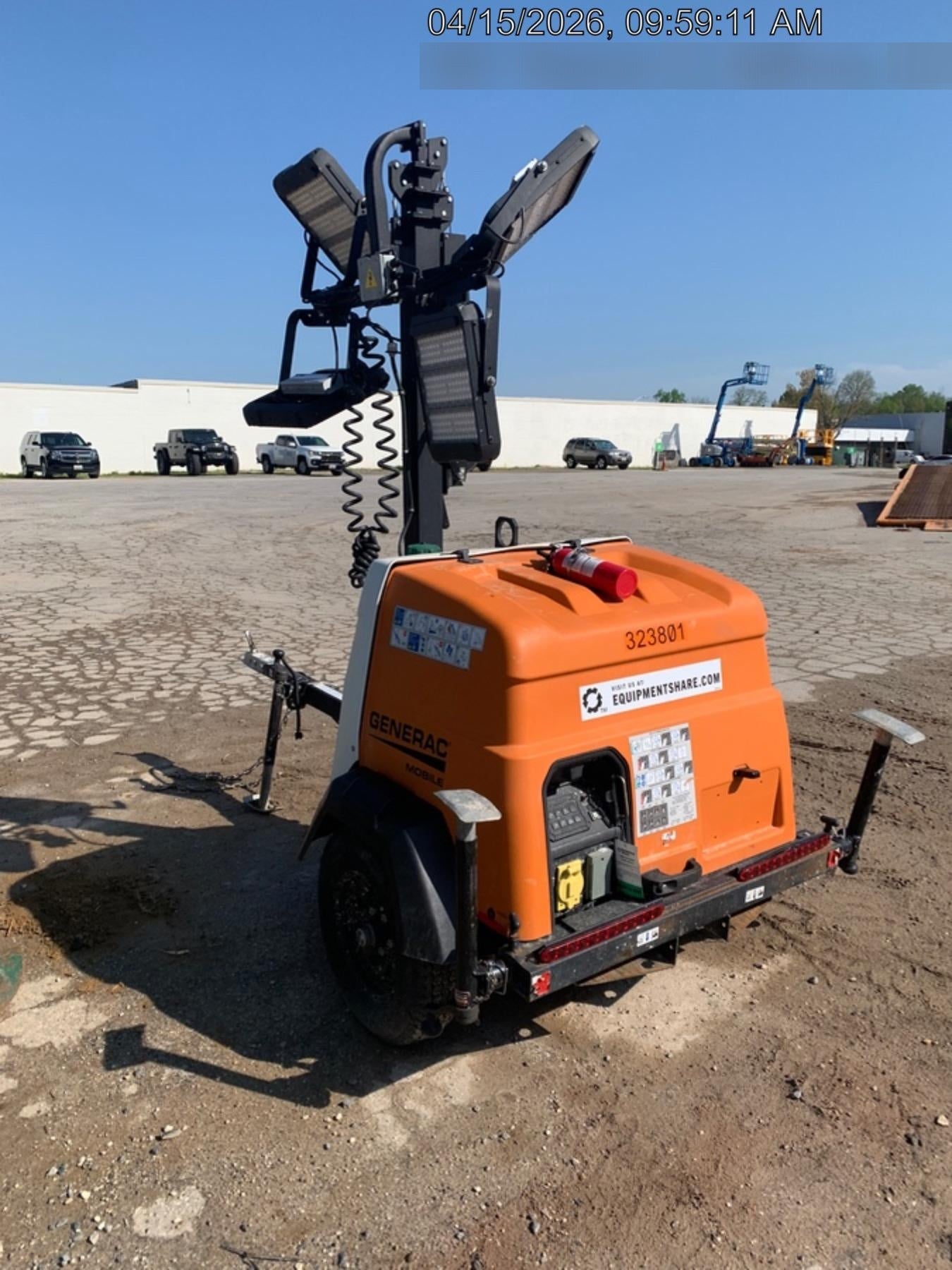 2023 Generac MLT2 Diesel, Flex Switch 120V Input, Powerzone Controller, (4) 320W LED Lights, 4kW Generator, 39.9 Gal Fuel Tank, 2" Ball, T3