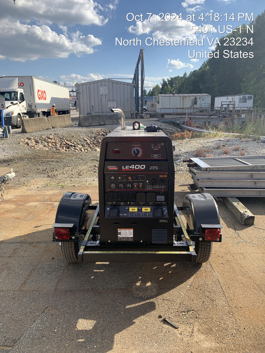 2024 Lincoln Electric LE400 Kubota V1505, Trlr, Cable Rack, Light Kit, ES Decals, T3