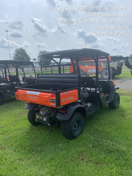 2021 Kubota RTV-X1140W-H Plastic Canopy, Windshield Acrylic Clear, LED Strobe Light, Wire Harness Kit, Back up Alarm