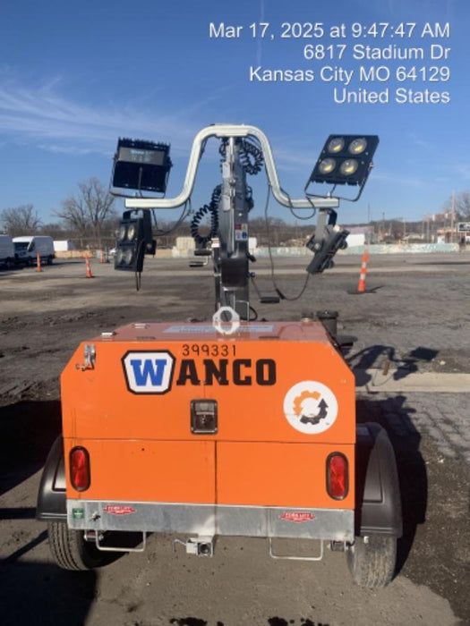 2024 Wanco WLTT-4MM4K Diesel, Deep Sea Controller, Shore Power Plug, Auto Start, (4) 350W LED Floodlights, 4kW Generator, 60 Gal Fuel Tank, 2" Ball, T3