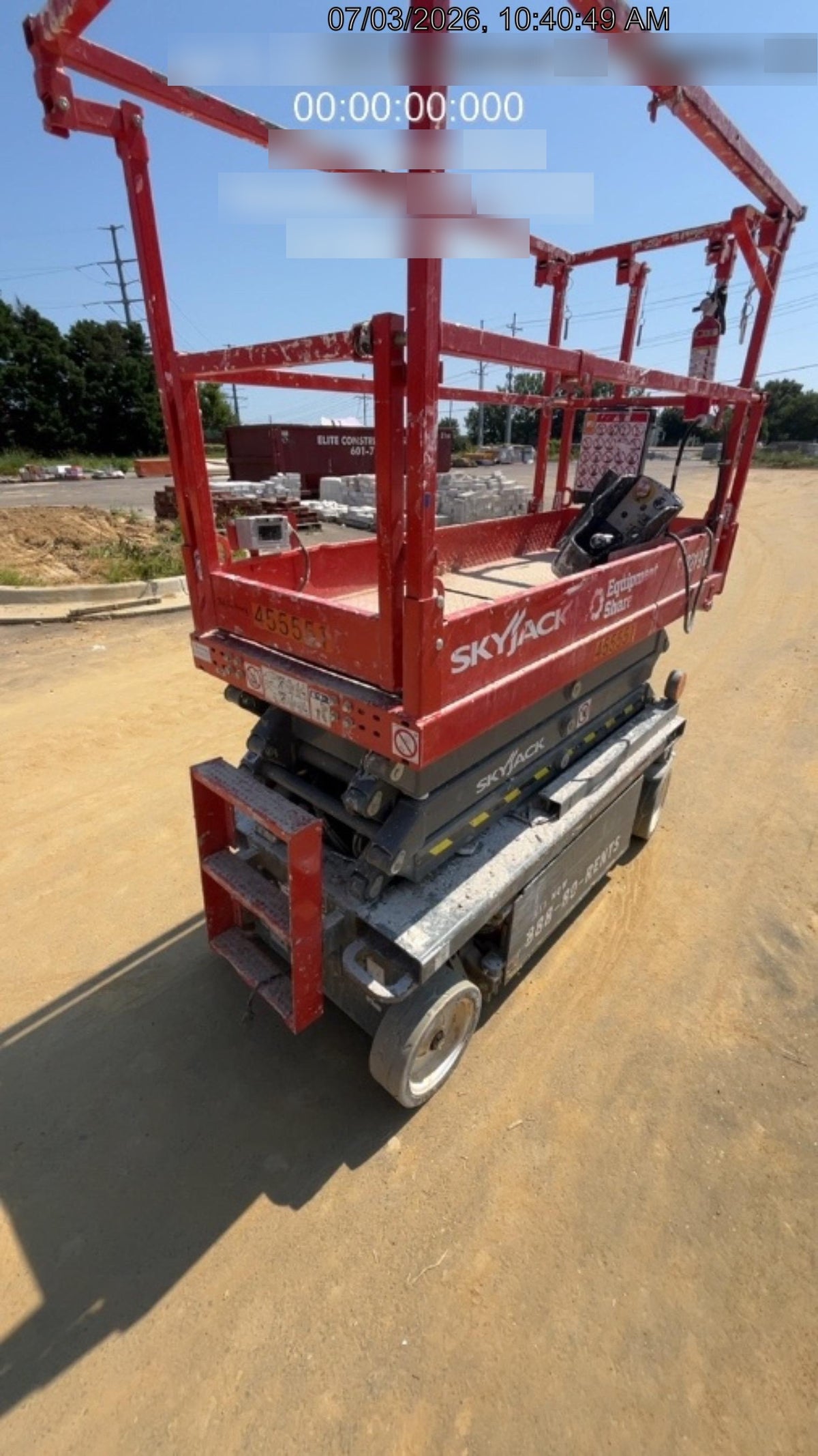 2024 Skyjack SJ3219 Electric Drive, Sld NM Tires, DBcns, RFRails, Power to Platform, T3 + Access Control