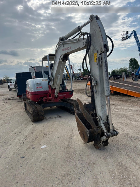2019 Takeuchi TB260 Takeuchi TB260 Canopy w/Rubber Tracks, Auxiliary Hydraulics, Standard Blade, Manual QC
