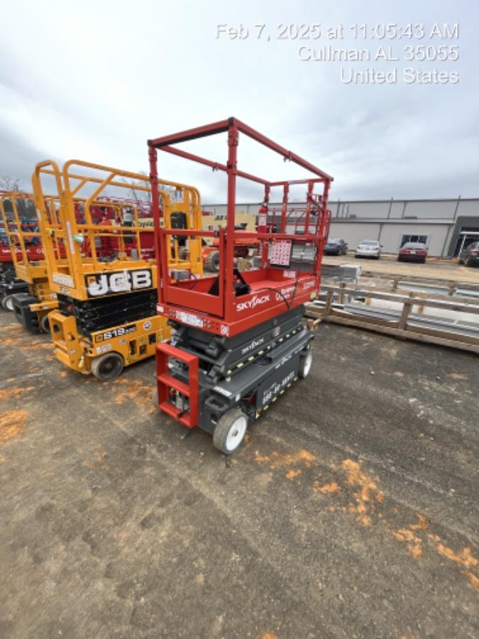 2024 Skyjack SJ3219 Electric Drive, Sld NM Tires, DBcns, RFRails, Power to Platform, T3 + Access Control