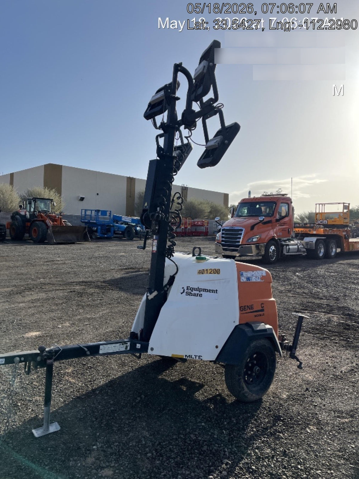 2024 Generac MLT2 Diesel, Flex Switch 120V Input, Powerzone Controller, 
(4) 320W LED Lights, 4kW Generator, 39.9 Gal Fuel Tank, 2" Ball, T3