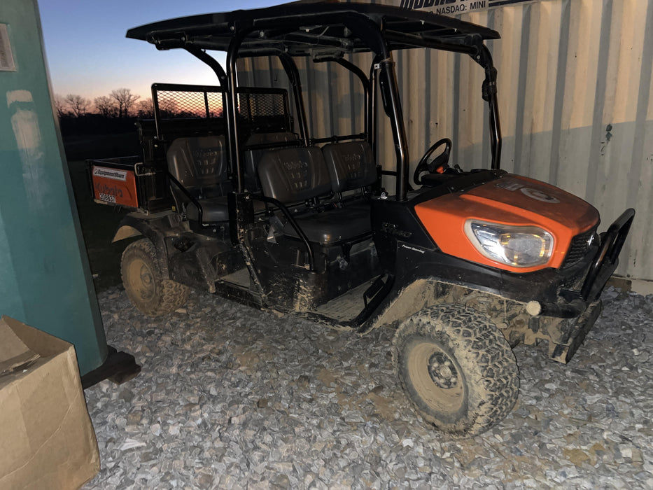 2022 Kubota RTV-X1140W-H Plastic Canopy, Windshield Acrylic Clear, LED Strobe Light, Wire Harness Kit, Back up Alarm