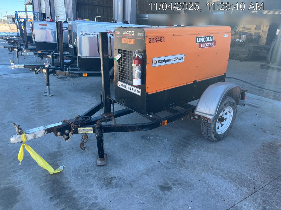 2022 Lincoln Electric LE400 Kubota V1505, Trlr, Cable Rack, Light Kit, ES Decals, T3