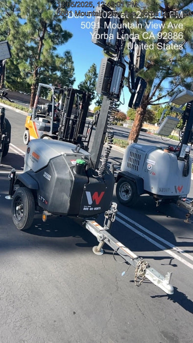 2024 Wacker Neuson LTT4 Diesel, Kohler KDW702, Deep Sea Controller, Auto Start, LED 320W, Bypass Outlet, T3