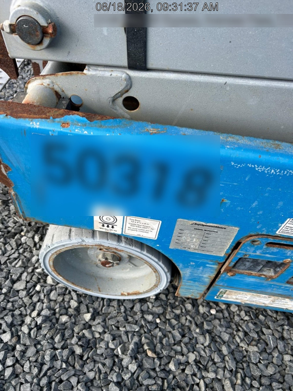 2019 Genie GS-1930 Fixed Rails with Chain Entry