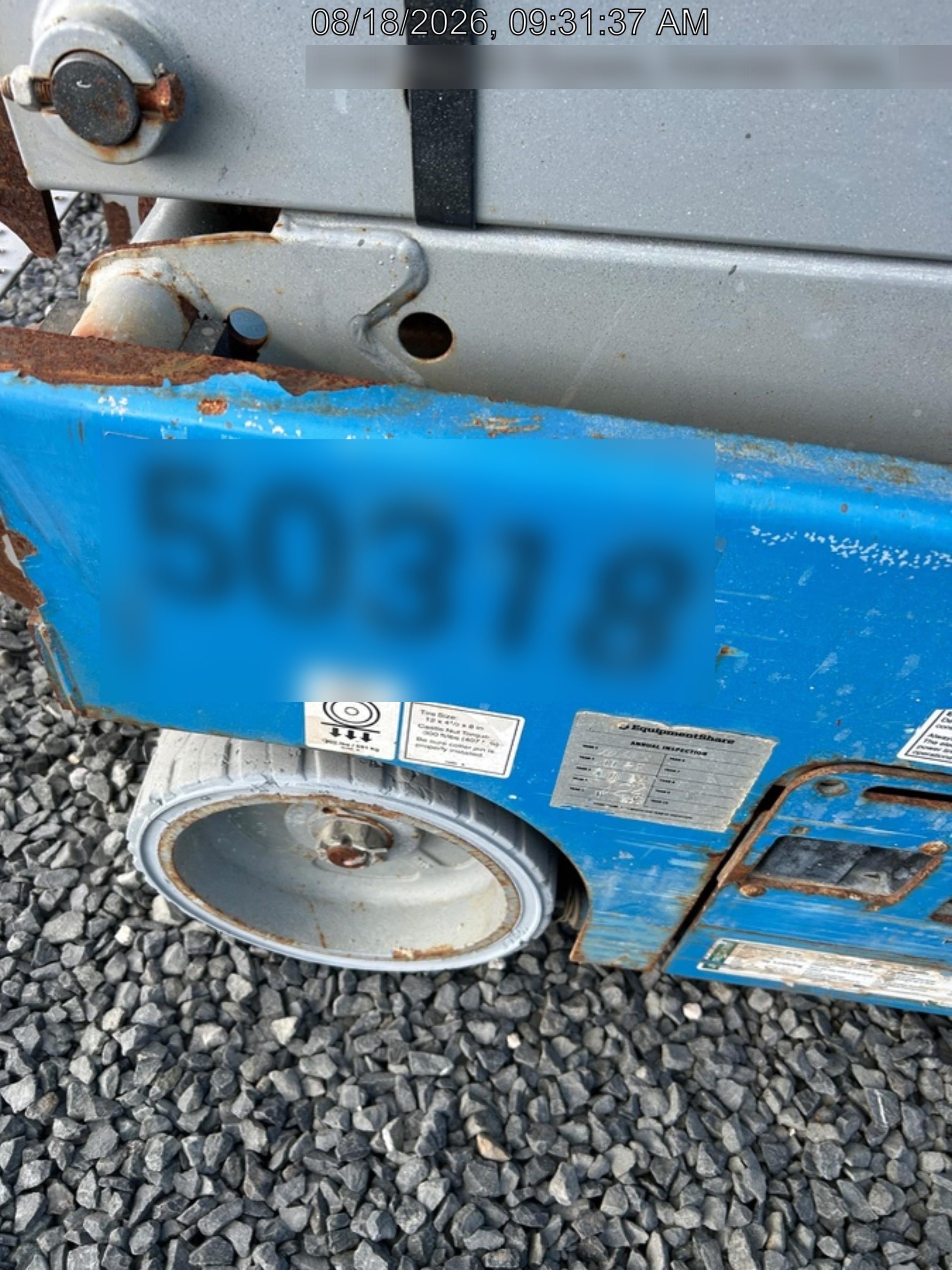 2019 Genie GS-1930 Fixed Rails with Chain Entry