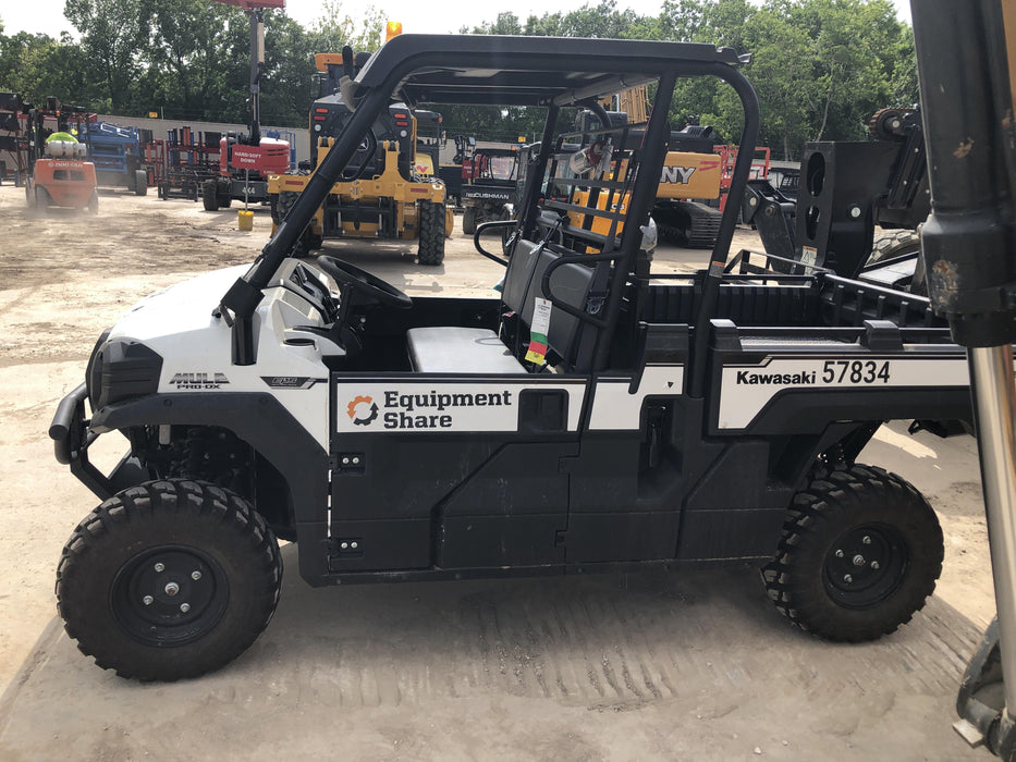 2019 Kawasaki MULE PRO-DX, 2-3 Seat 3 Seater, Standard Options, Backup Alarm, Beacon, Plastic Hard Top, Poly Windshield, Horn Kit