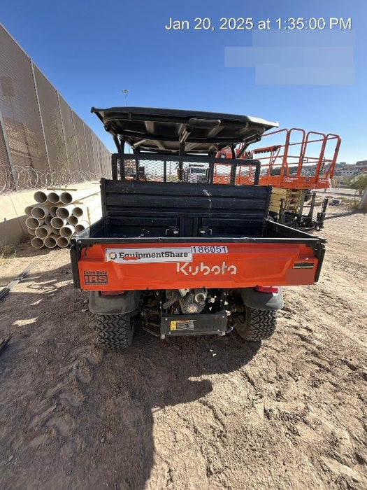 Kubota RTV-X1140W-H Plastic Canopy, Windshield Acrylic Clear, LED Strobe Light, Wire Harness Kit, Back up Alarm