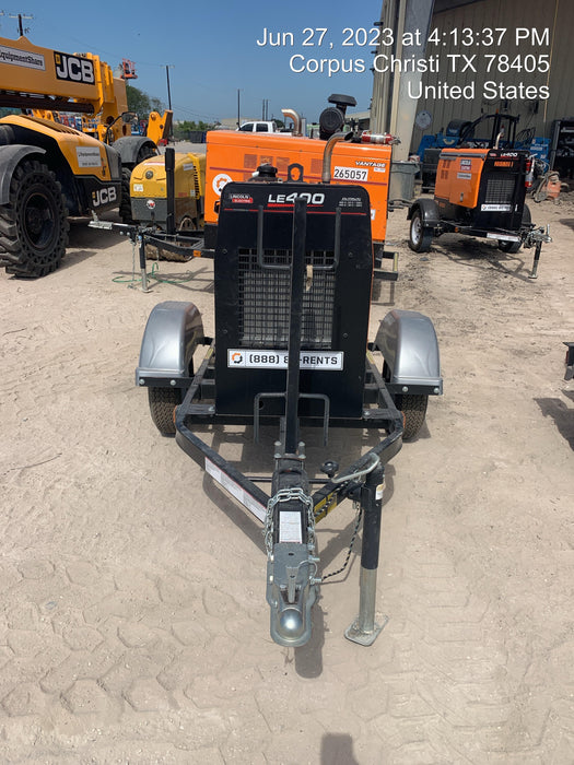 2022 Lincoln Electric LE400 Kubota V1505, Trlr, Cable Rack, Light Kit, ES Decals, T3