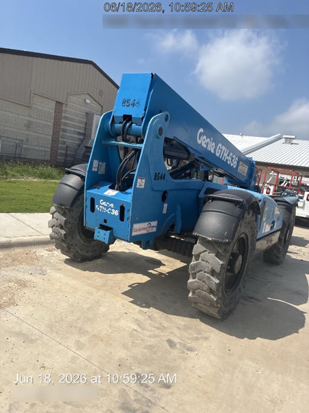 2018 Genie GTH-636 Genie GTH-636 w/Open ROPS, Solid Tires, Work Light/Beacon, 48" Carriage and Forks