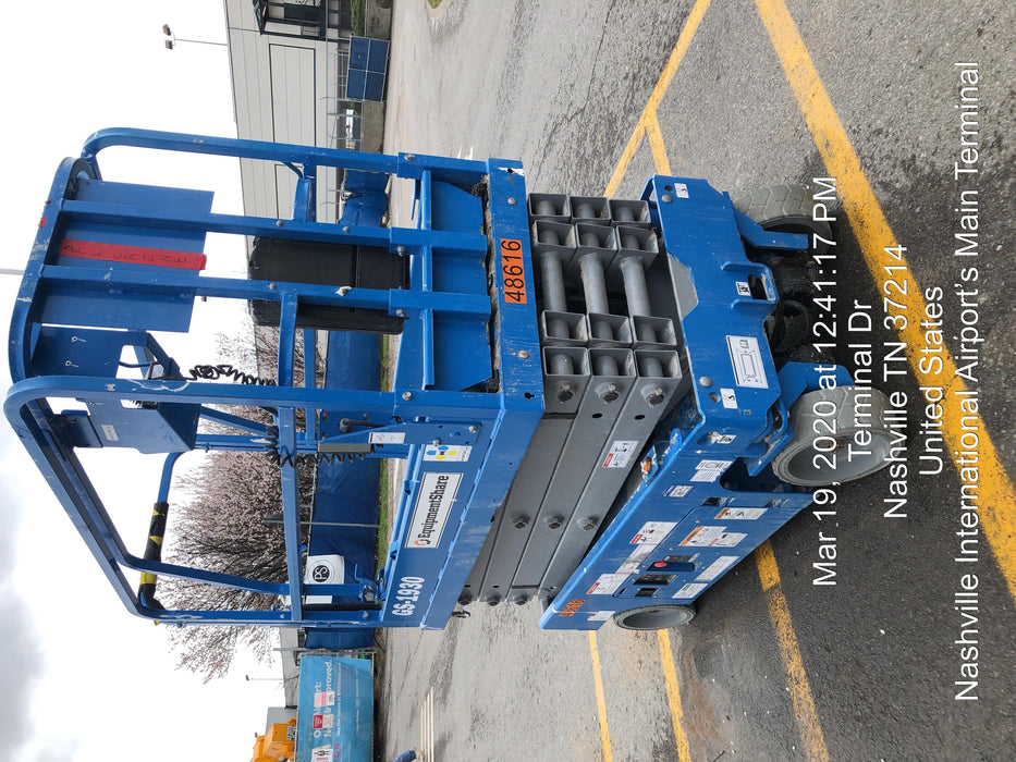 2019 Genie GS-1930 Fixed Rails with Chain Entry