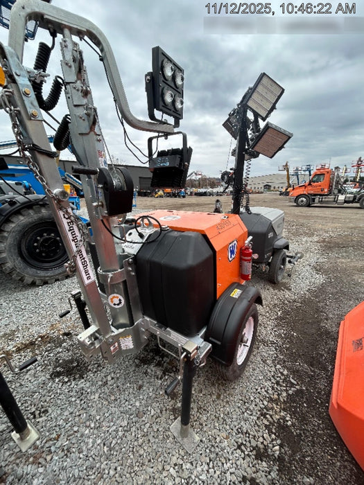 2024 Wanco WLTT-4MM4K Diesel, Deep Sea Controller, Shore Power Plug, Auto Start, (4) 350W LED Floodlights, 4kW Generator, 60 Gal Fuel Tank, 2" Ball, T3