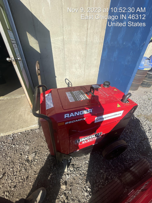 2023 Lincoln Electric Ranger 260MPX K3458-1 Ranger Gasoline Engine Driven Welder (Kohler)
