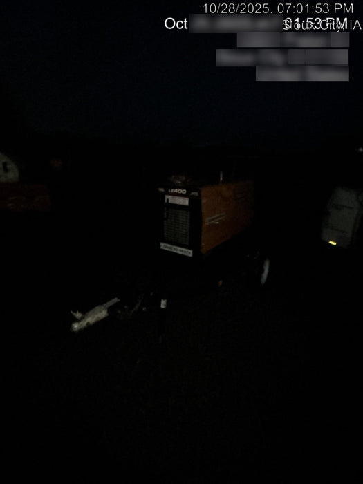 2023 Lincoln Electric LE400 Kubota V1505, Trlr, Cable Rack, Light Kit, ES Decals, T3