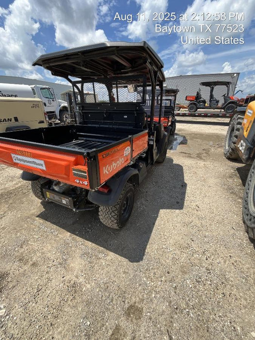 2022 Kubota RTV-X1140W-H Plastic Canopy, Windshield Acrylic Clear, LED Strobe Light, Wire Harness Kit, Back up Alarm