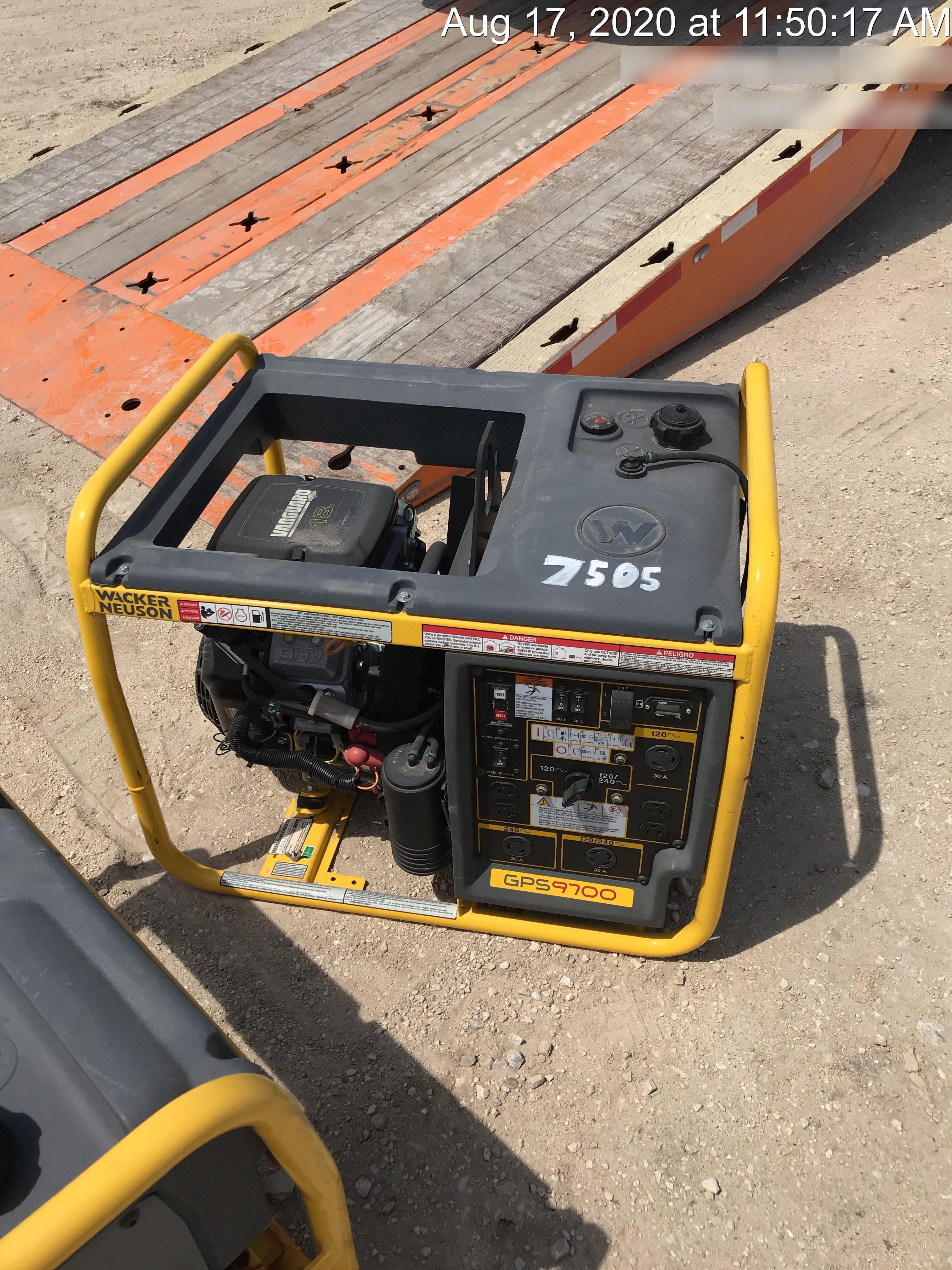 2018 WACKER NEUSON GPS9700V