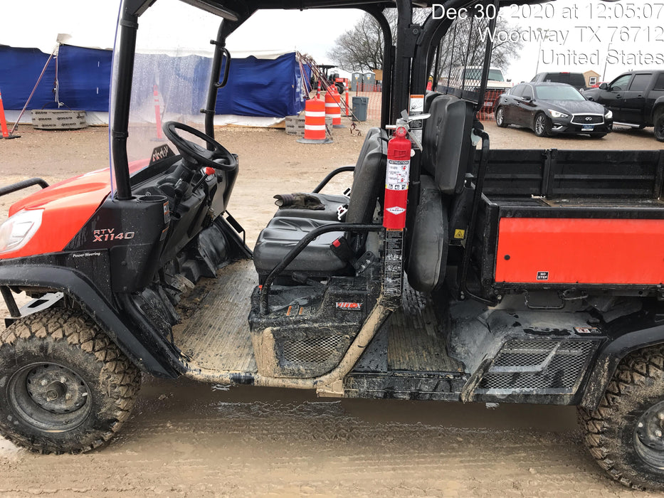 2020 Kubota RTV-X1140 4 Seat UTV, 4WD, Canopy, Standard Rental Spec