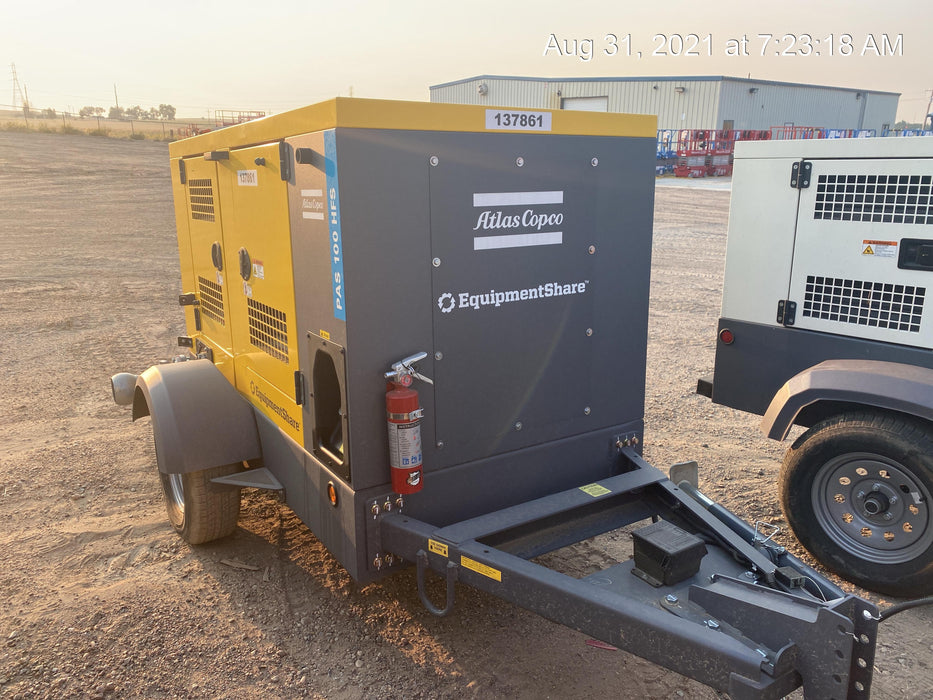 2021 ATLAS COPCO PAS 100 HF CS Enclosed