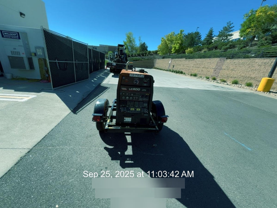 2023 Lincoln Electric LE400 Kubota V1505, Trlr, Cable Rack, Light Kit, ES Decals, T3