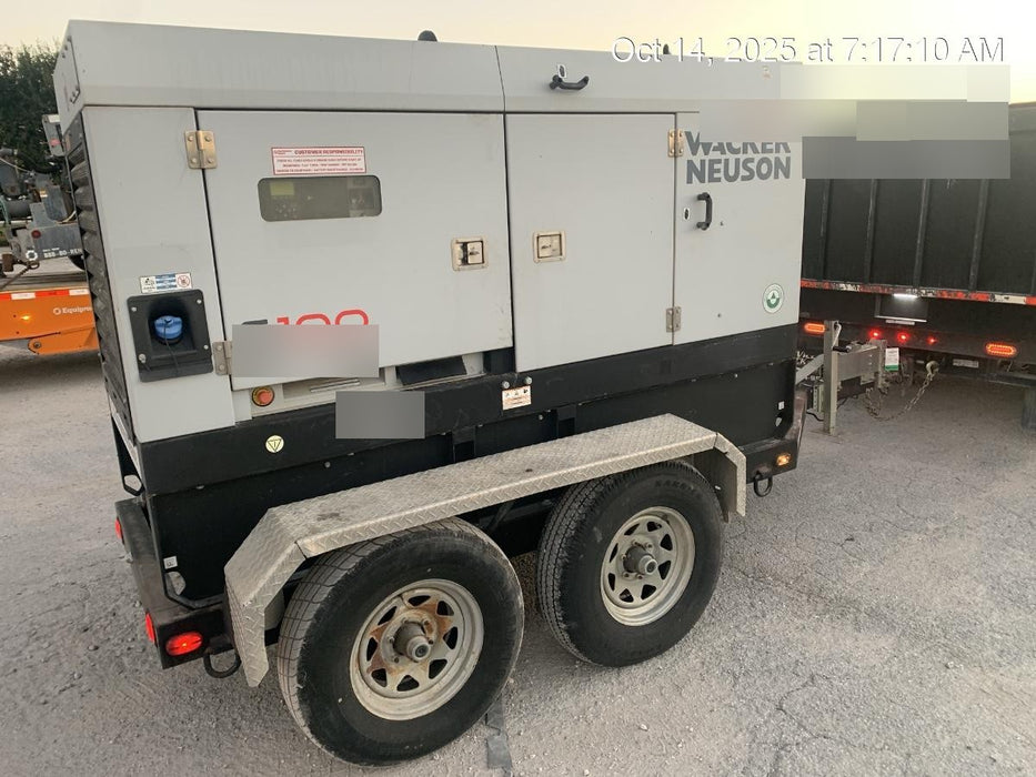 2019 WACKER NEUSON G100