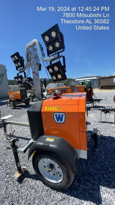 2023 Wanco WLTT-4MM4K Diesel, Deep Sea Controller, Shore Power Plug, Auto Start, (4) 350W LED Floodlights, 4kW Generator, 60 Gal Fuel Tank, 2" Ball, T3