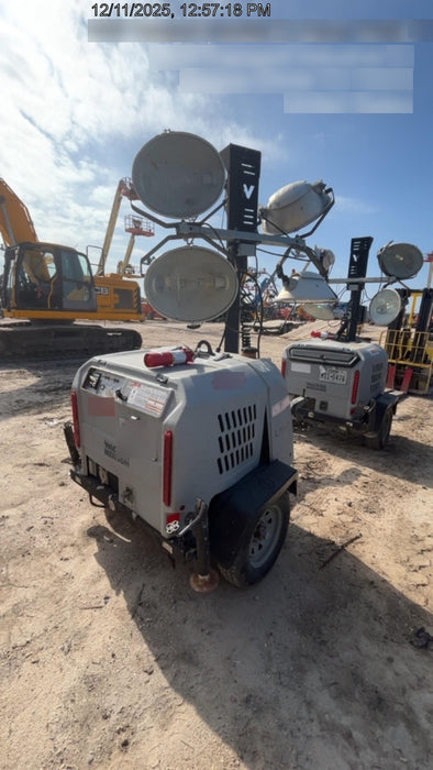 2019 Wacker Neuson LTV6L-MH Wacker Neuson LTV6L Mobile Light Tower w/Fuel Level Sensor Installed