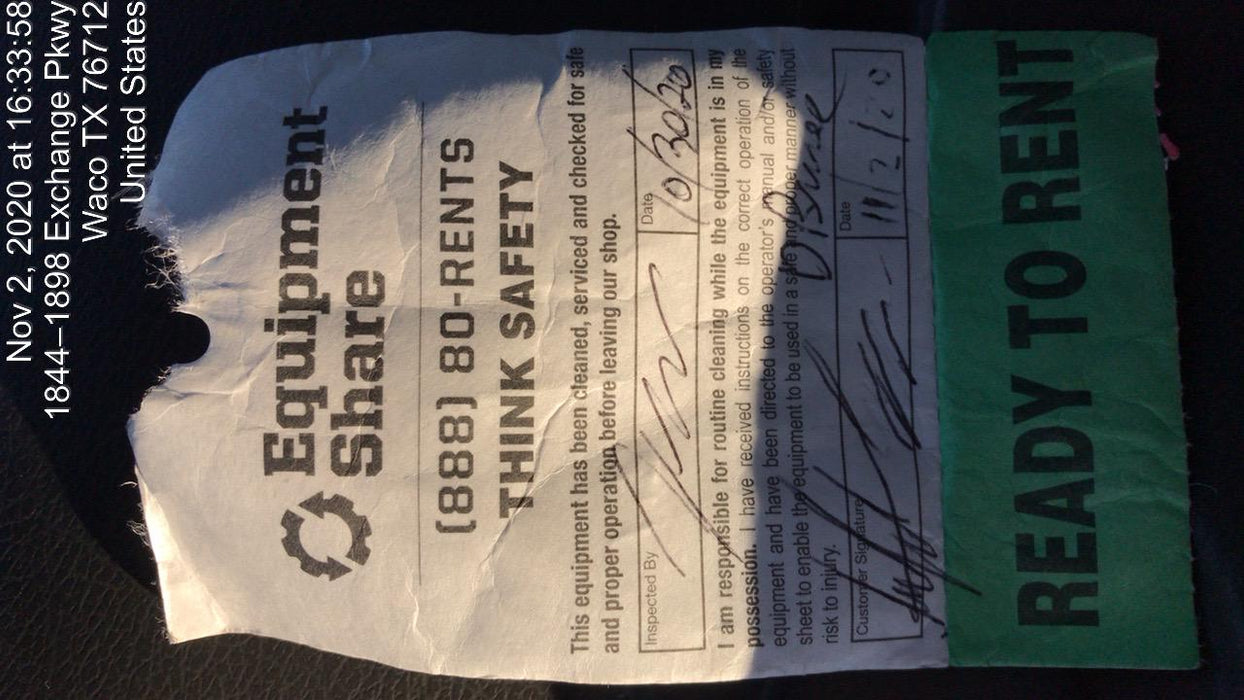 2020 Kubota RTV-X1140 4 Seat UTV, 4WD, Canopy, Standard Rental Spec