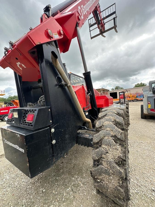 2019 Manitou MTA10055 Cab/Heat/Air, 120 HP, Solid Tires, Work Lights, Lift Hook, Auxiliary Hydraulics w/66" Carriage and 60" Forks