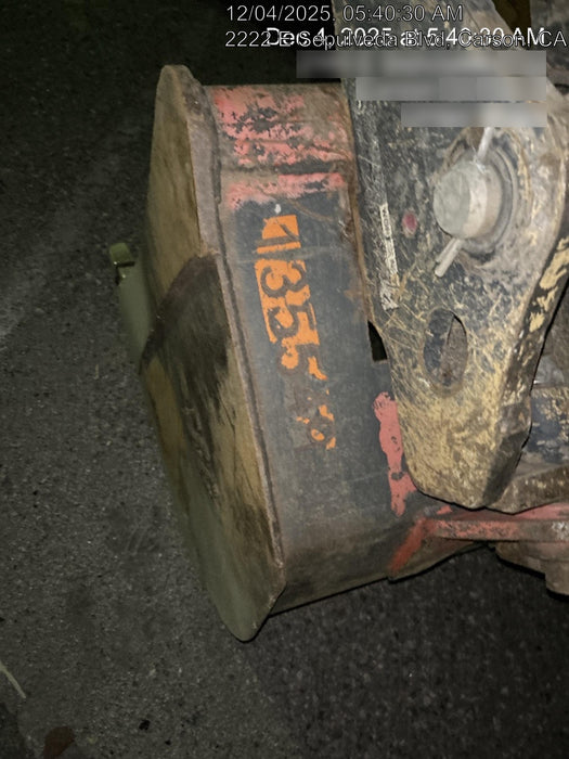 2019 John Deere 410L 4WD, CAB/HVAC, Standard Dipperstick, ISO Controls, Rear Aux Hydraulics, Manual QC w/1.5 Yd Bucket w/Forks, 24" Bucket