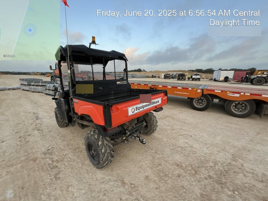 2019 Kubota RTV-XG850WL-H 4wd Utility Cart, Gas, 2 Seat, LED Strobe, Windshield Tempered Glass, Plastic Canopy, Wire Harness Kit, Backup Alarm