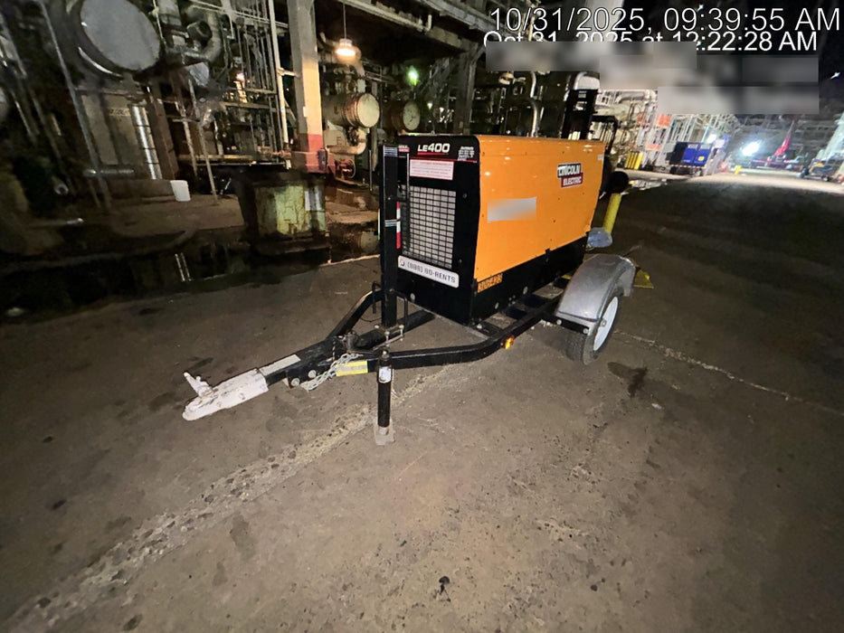 2023 Lincoln Electric LE400 Kubota V1505, Trlr, Cable Rack, Light Kit, ES Decals, T3