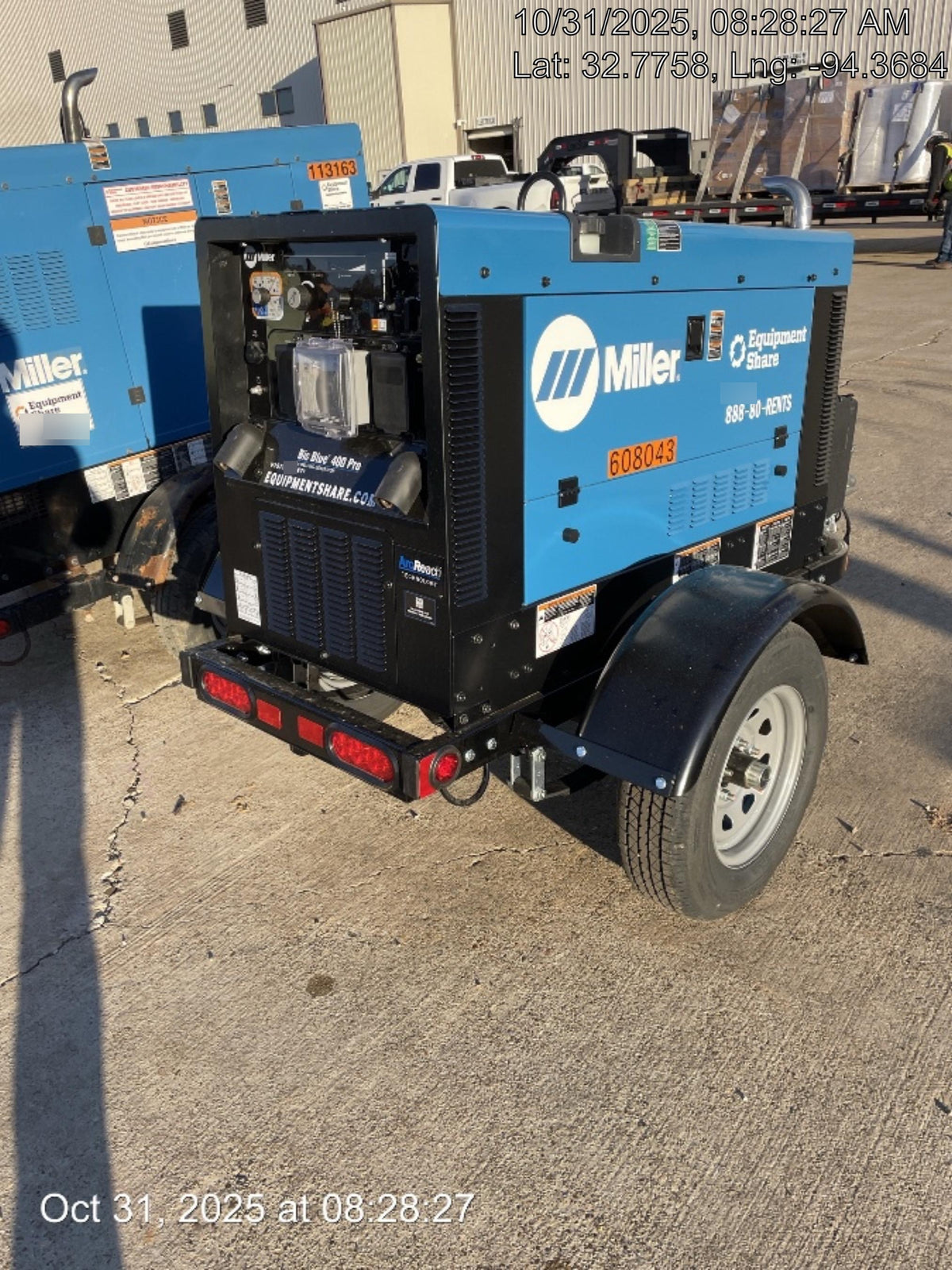 2025 MILLER ELECTRIC BIG BLUE 400