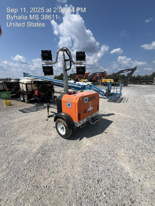 2024 Wanco WLTT-4MM4K Diesel, Mitsubishi L2E, 9.0HP @1800 rpm, Deep Sea Controller, Shore Power Plug, Auto Start, (4) 350W LED Floodlights, 4kW Generator, 60 Gal Fuel Tank, 2" Ball, T3