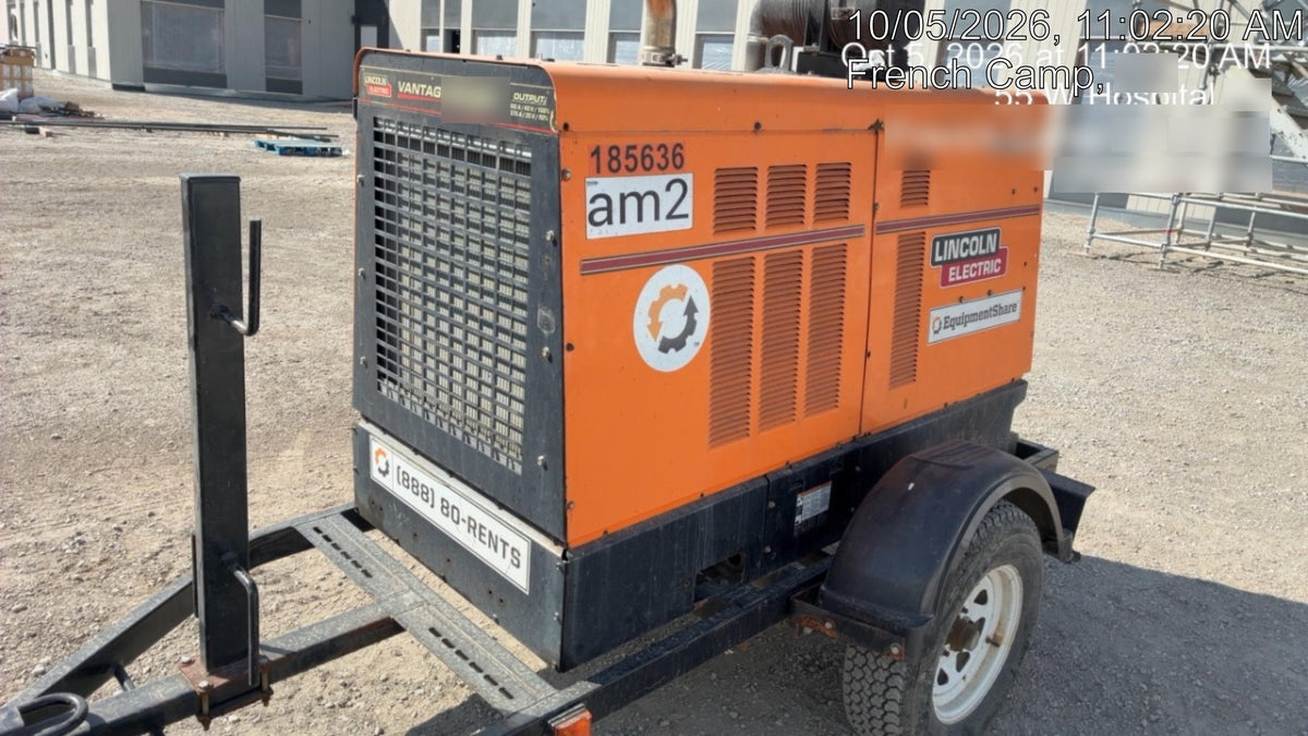 2021 Lincoln Electric Vantage 549X Ready Pak 3, ORANGE (includes trailer, cable rack, fender light kit)