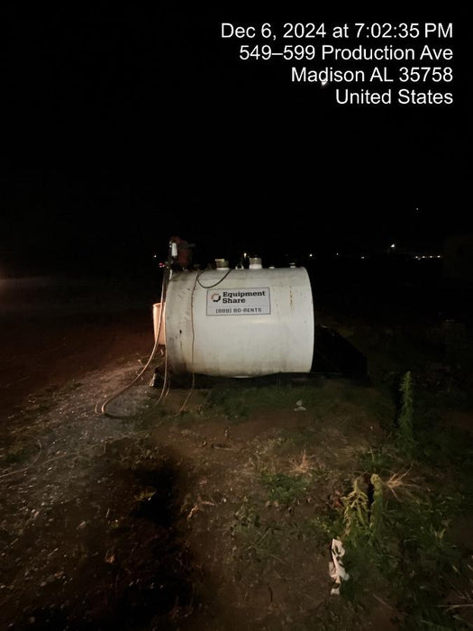 2020 HUGHES 500gal Fuel Tank